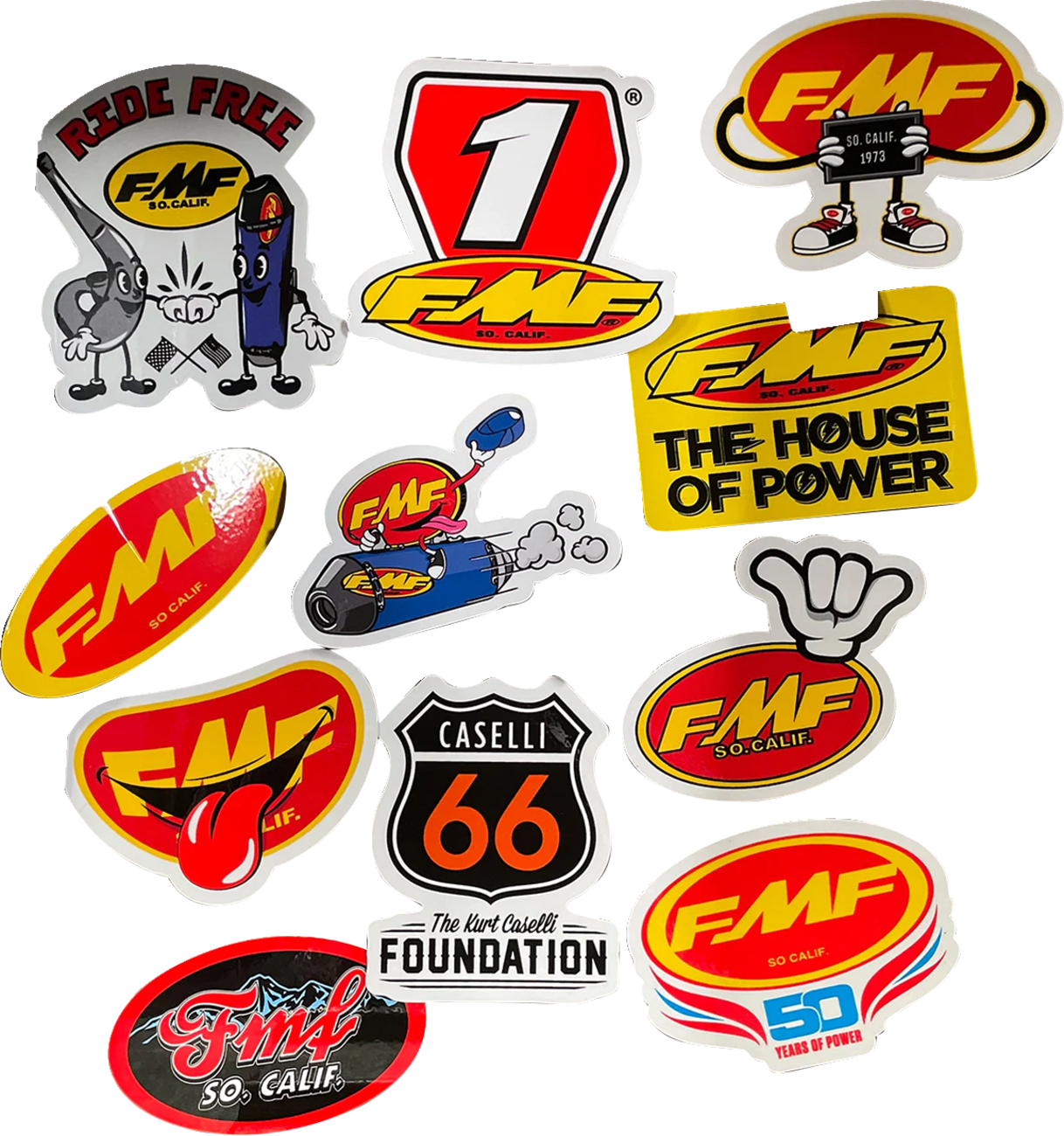 FMF Decal Sticker Pack - Go Fast Have Fun 012518
