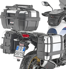 GIVI Pannier Holder - Side Case Hardware - Black/Silver PLO1201MK