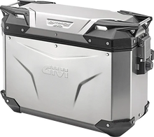 GIVI Outback Evo Side Case - Left - 37 Liter - Silver OBKE37ALA