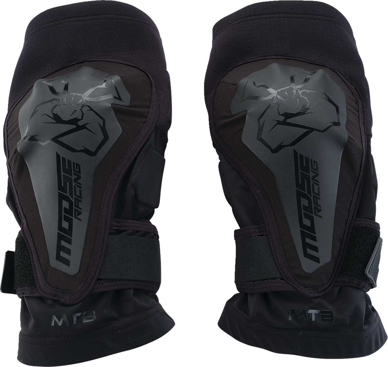 MOOSE OFFROAD Compression Knee Guards - Black - XL/2XL 2704-0750