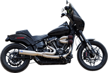 S&S CYCLE 2-into-1 Qualifier Exhaust System - Race Only - Brushed Stainless 550-1105
