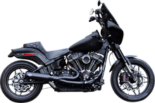 S&S CYCLE 2-into-1 Qualifier Exhaust System - Race Only - Guardian Black 550-1106