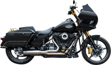 S&S CYCLE 2-into-1 Qualifier Exhaust System - Race Only - Brushed Stainless 550-1107