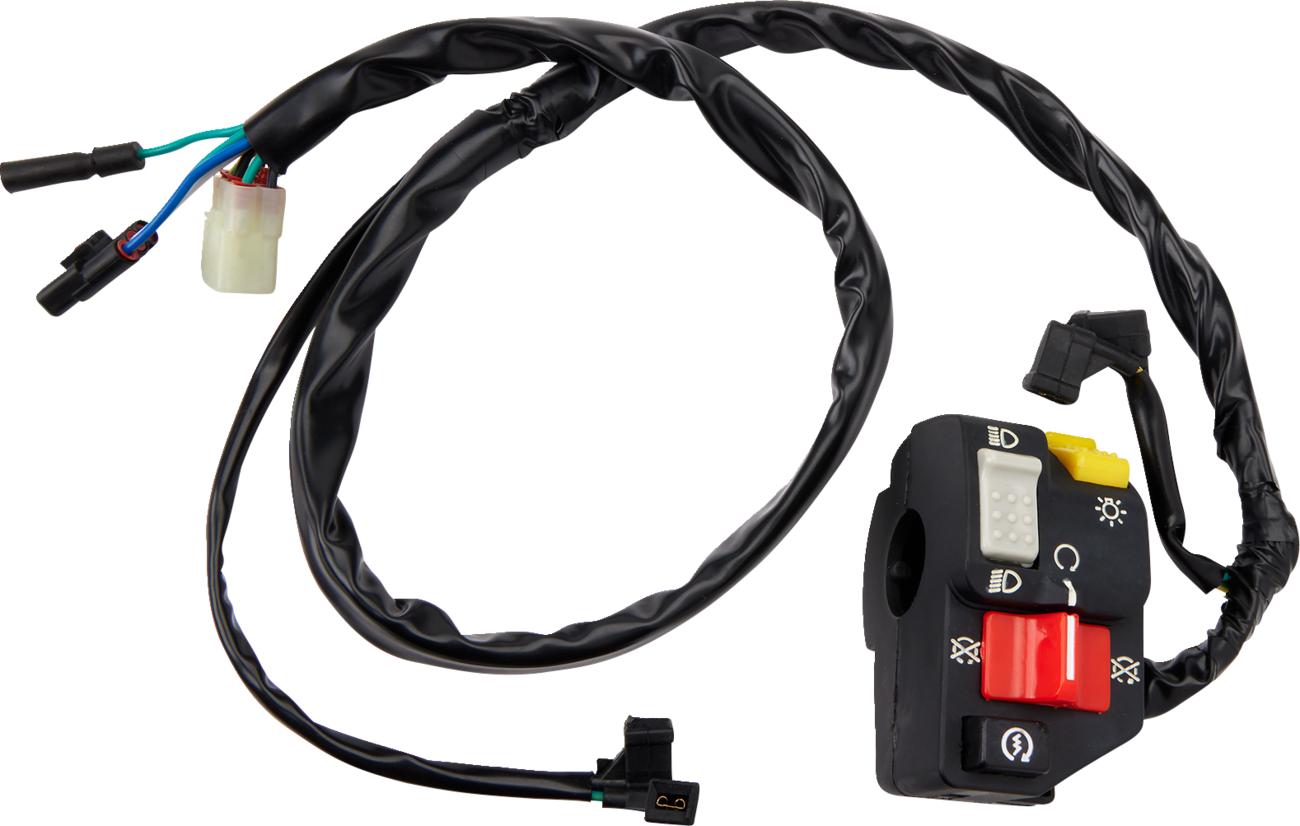 MOOSE OFFROAD Switch Block Assembly - Honda 400-1261-PU