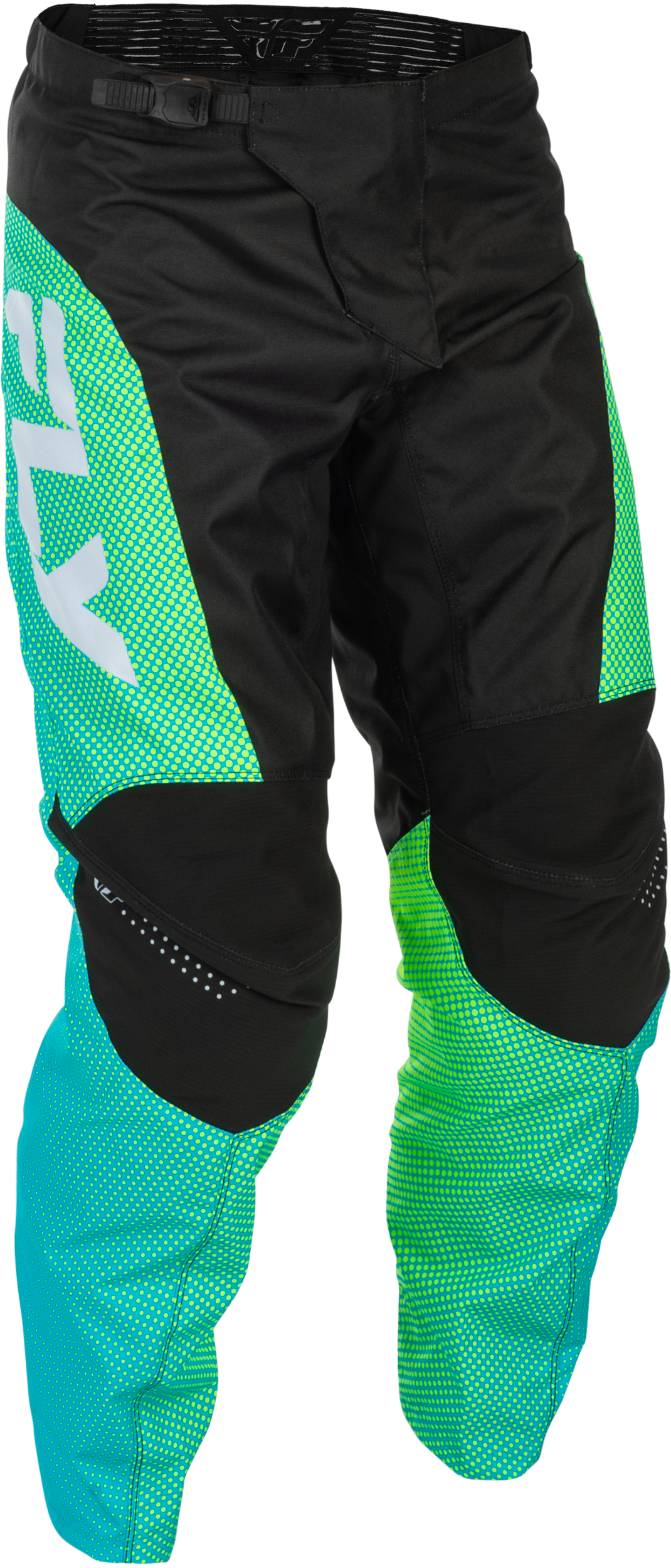F 16 Pants Aqua/Black/White Sz 42