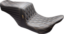 LE PERA Tailwhip Up Front Seat - Double Diamond w/ Chestnut Thread - FL '08-'24 LKU-587DD-CHET