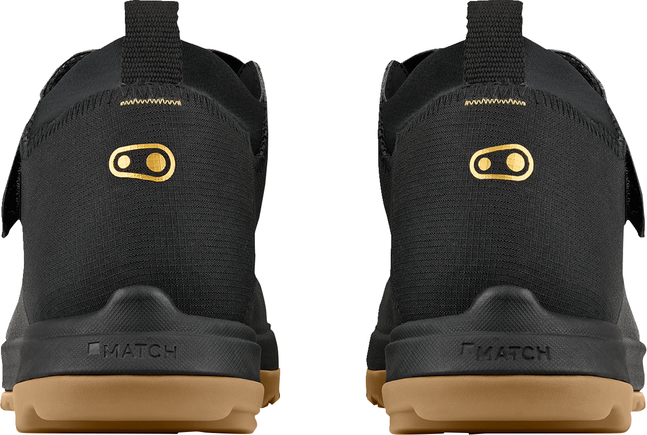 CRANKBROTHERS Mallet Trail BOA® Clip-In Shoes - Black/Gold - US 8.5 MTB41080A085