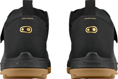 CRANKBROTHERS Mallet Trail BOA® Clip-In Shoes - Black/Gold - US 8.5 MTB41080A085