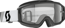 SCOTT Split OTG Goggle - Premium Black/White - Clear Works 285537-7702113