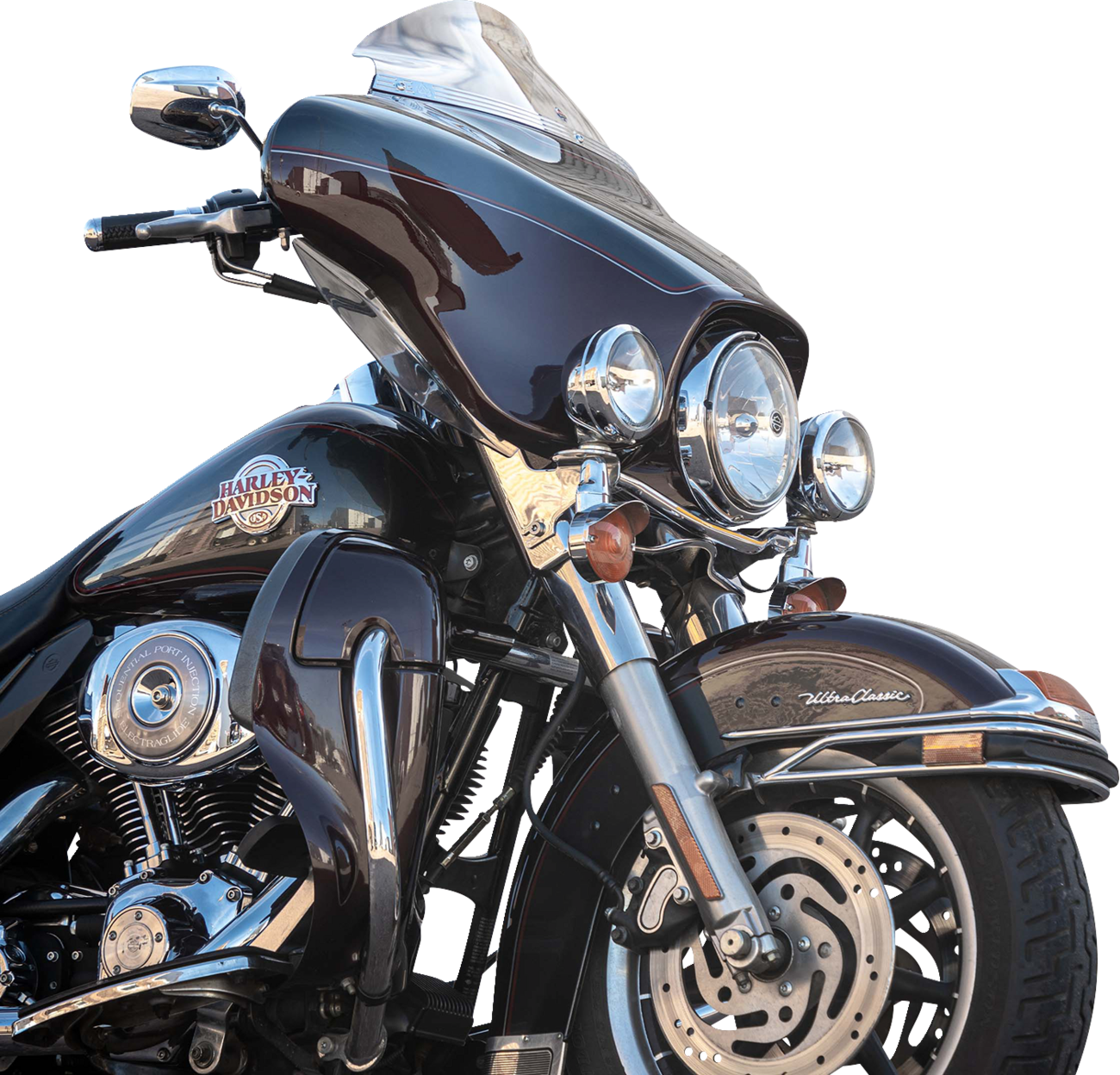 KLOCK WERKS Flare™ Windshield - 6-1/2" - Clear - FLH KWW-01-0701