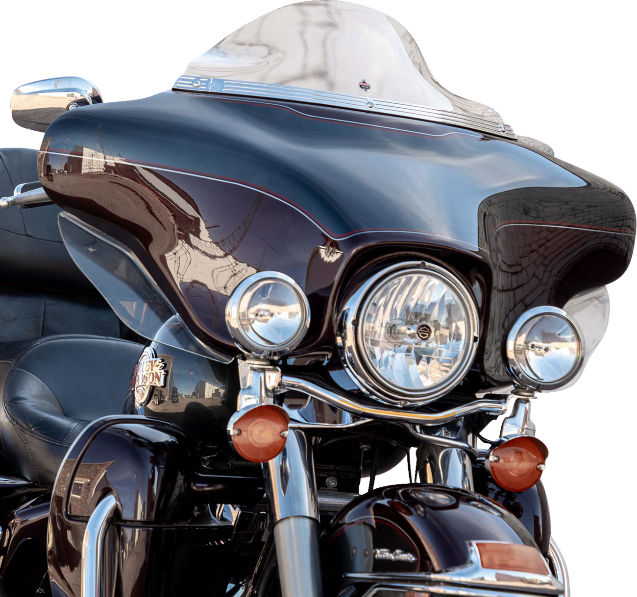 KLOCK WERKS Flare™ Windshield - 6-1/2" - Clear - FLH KWW-01-0701