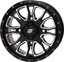 Fusion Dd Wheel  14x7 6+1 4/137 & 4/156 Gloss Blk/Mach
