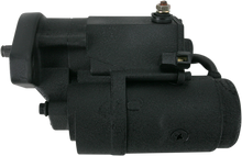TERRY COMPONENTS Starter Motor - Black Wrinkle - Harley Davidson 773594