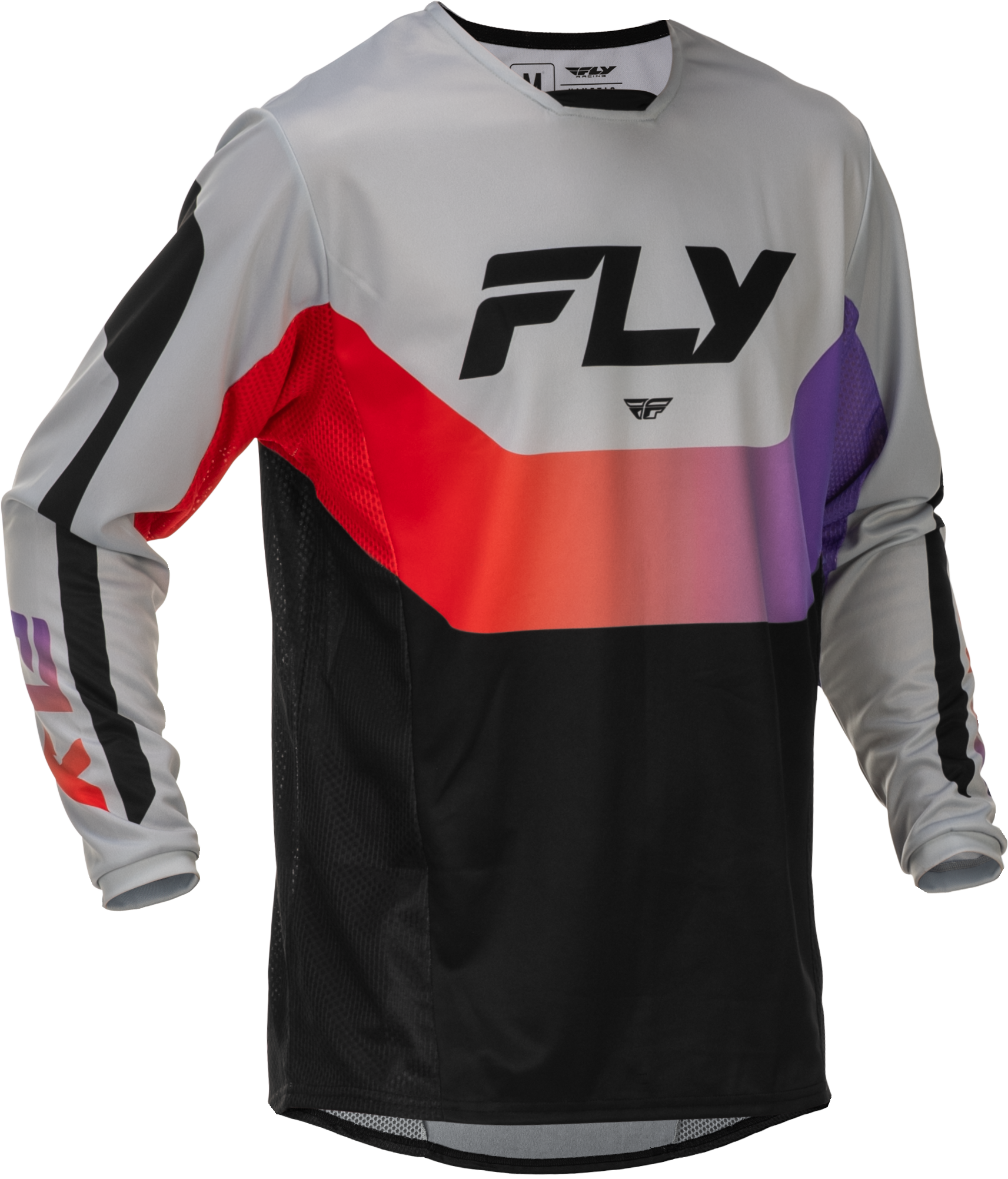 Kinetic Jersey Grey/Red/Purple/Black Xl