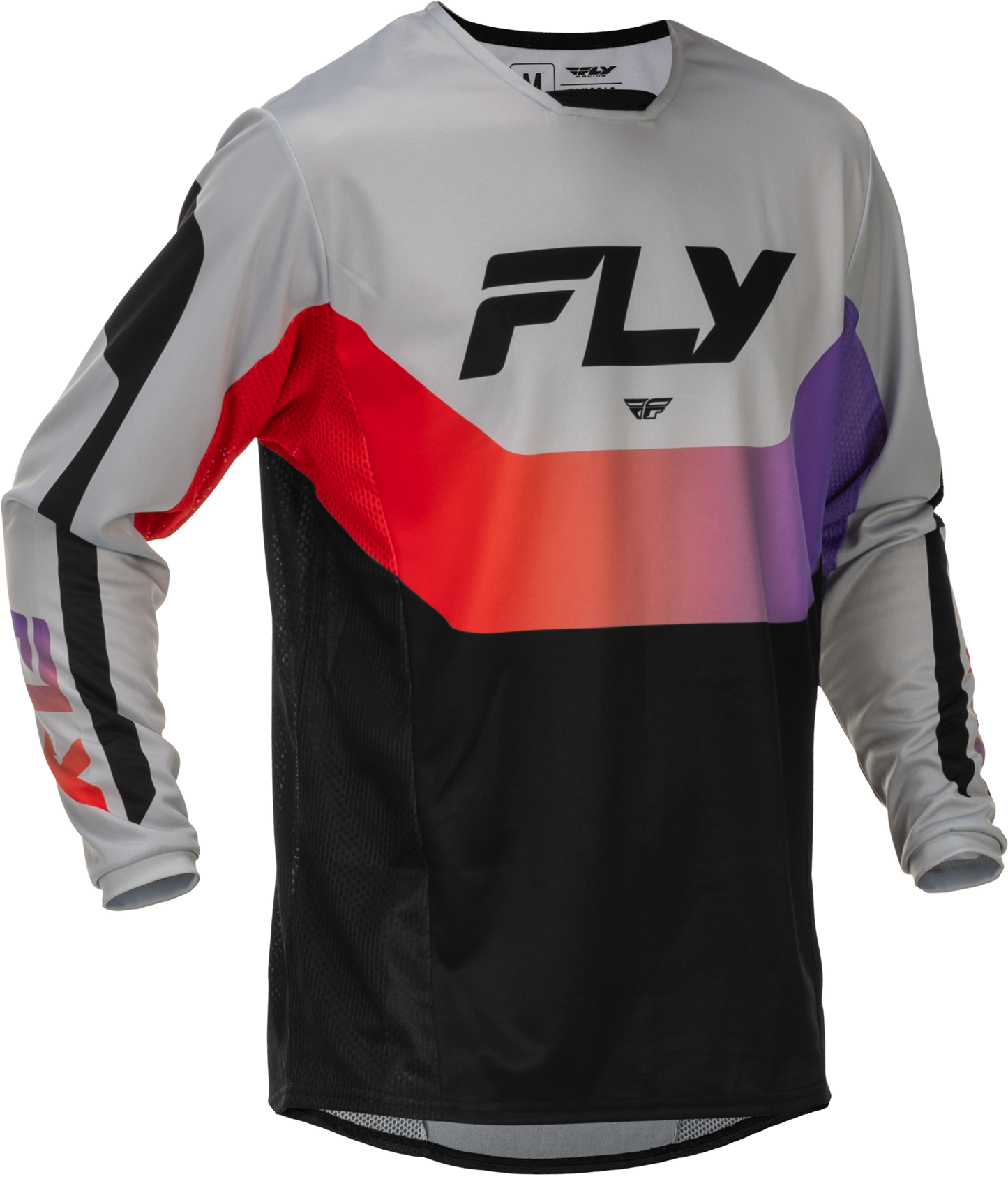 Kinetic Jersey Grey/Red/Purple/Black 2x