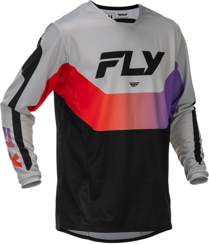 Kinetic Jersey Grey/Red/Purple/Black Sm
