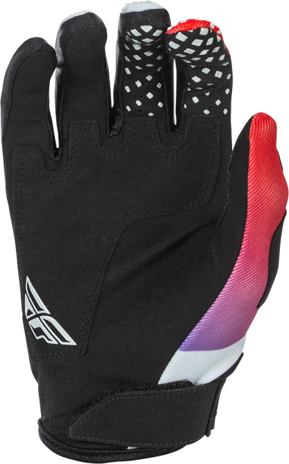 Youth Kinetic Gloves Grey/Red/Purple/Black Yl