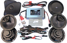 J & M 400 W 4-Channel Amplifier/Speaker Kit -'16-'23 FLTRU/FLTRK RKT6-400HR16-UL4