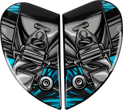ICON Airframe Pro™ Side Plates - Outbreak - Blue 0133-1407