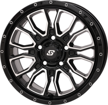 Fusion Wheel 15x7 5+2 5/4.5 Gloss Blk/Machined