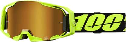 Armatic Goggle Neon Ylw Mirror True Gold