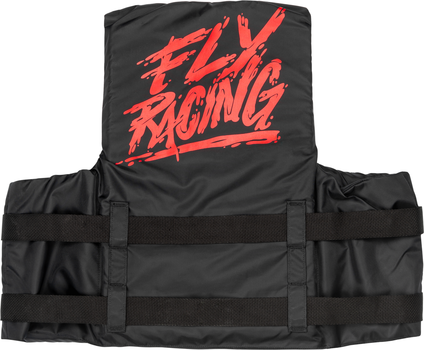 Nylon Flotation Vest Black/Red 3x
