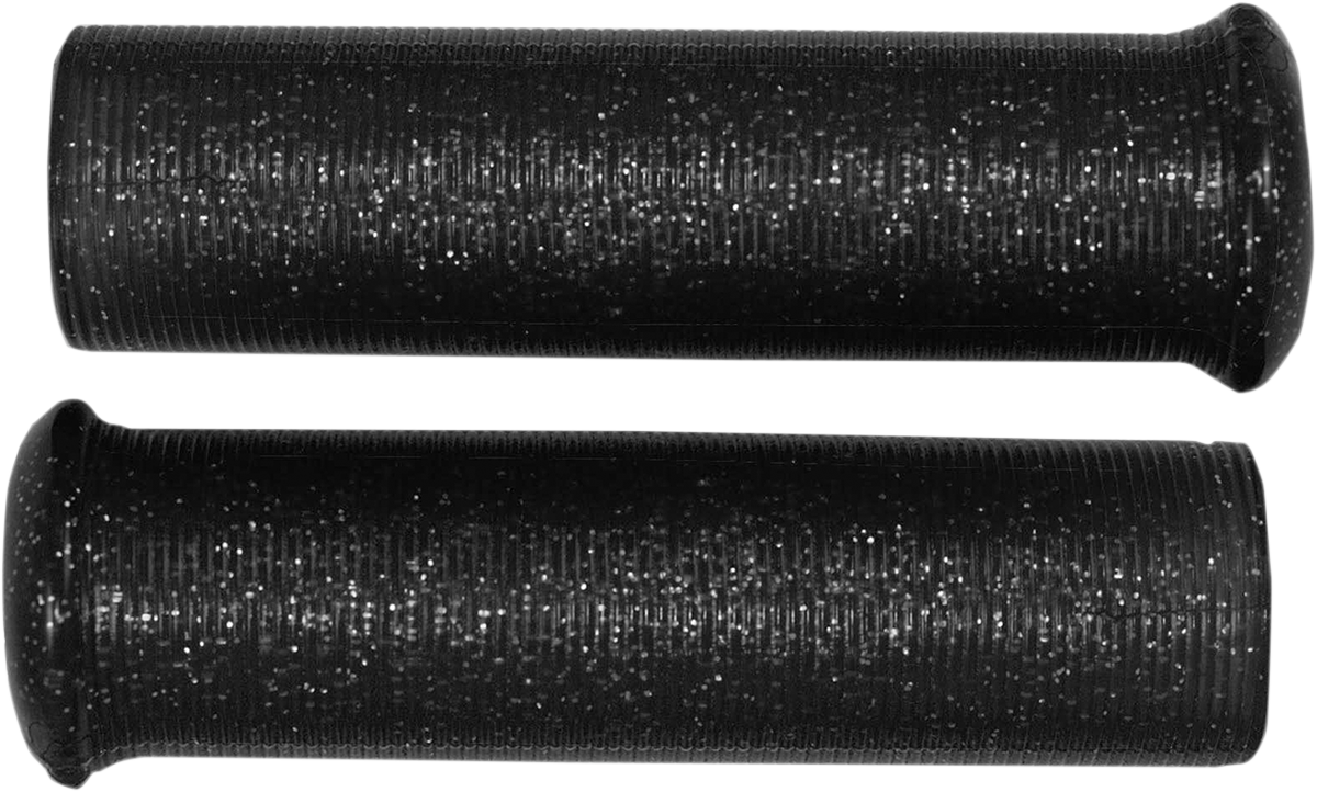 EMGO Star Fire Flake Grips - Retro - Metal - 1" - Black 42-21110