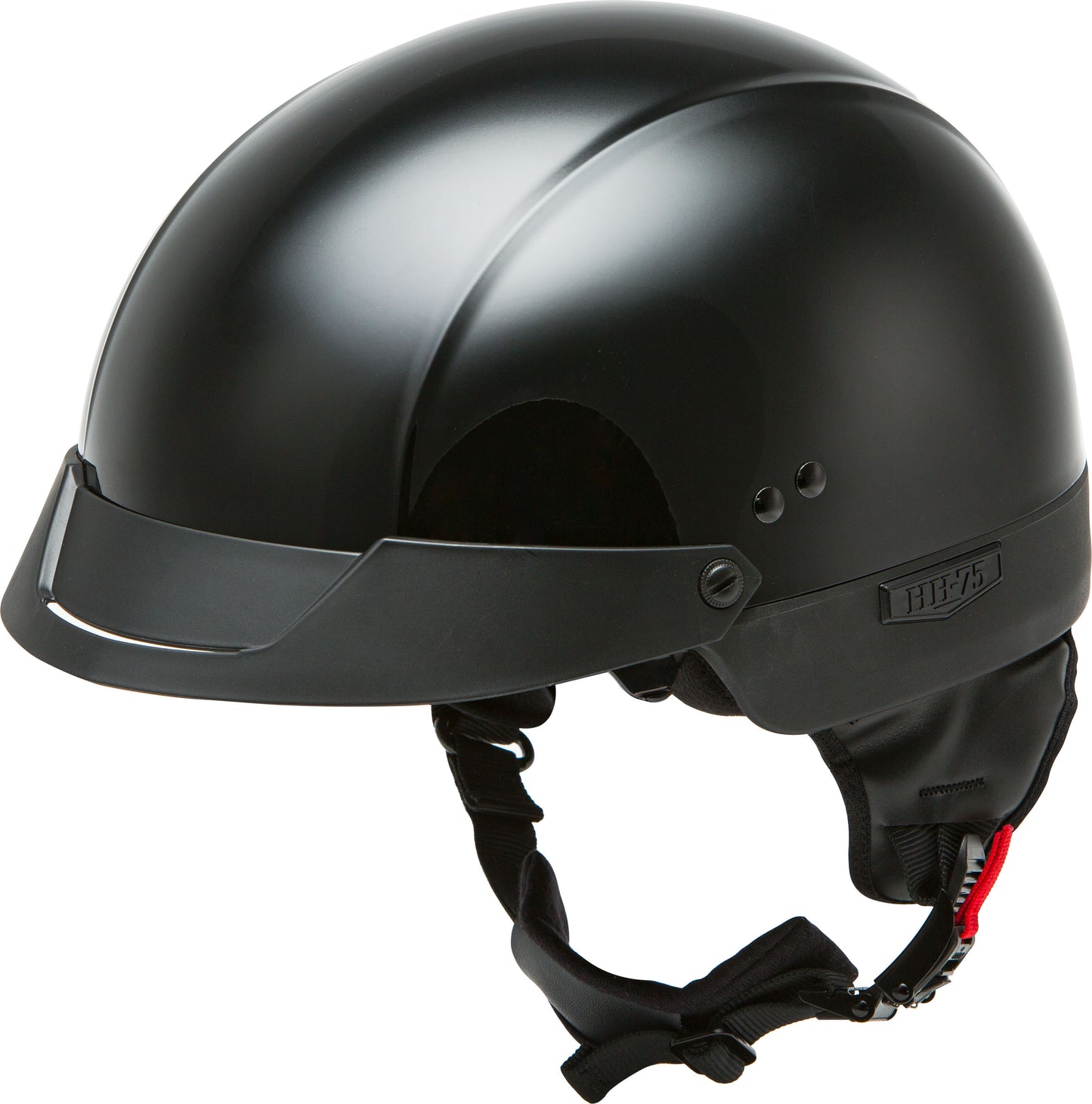 Hh 75 Half Helmet Black 2x
