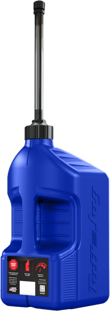 Utility Container Blue W/ Autostop Spout 5 Gal