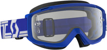 Split Otg Goggle Blue/White W/Clear Works Lens