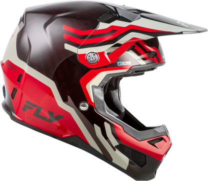 Formula S Carbon Byte Helmet Red Carbon/Red/Grey Xs
