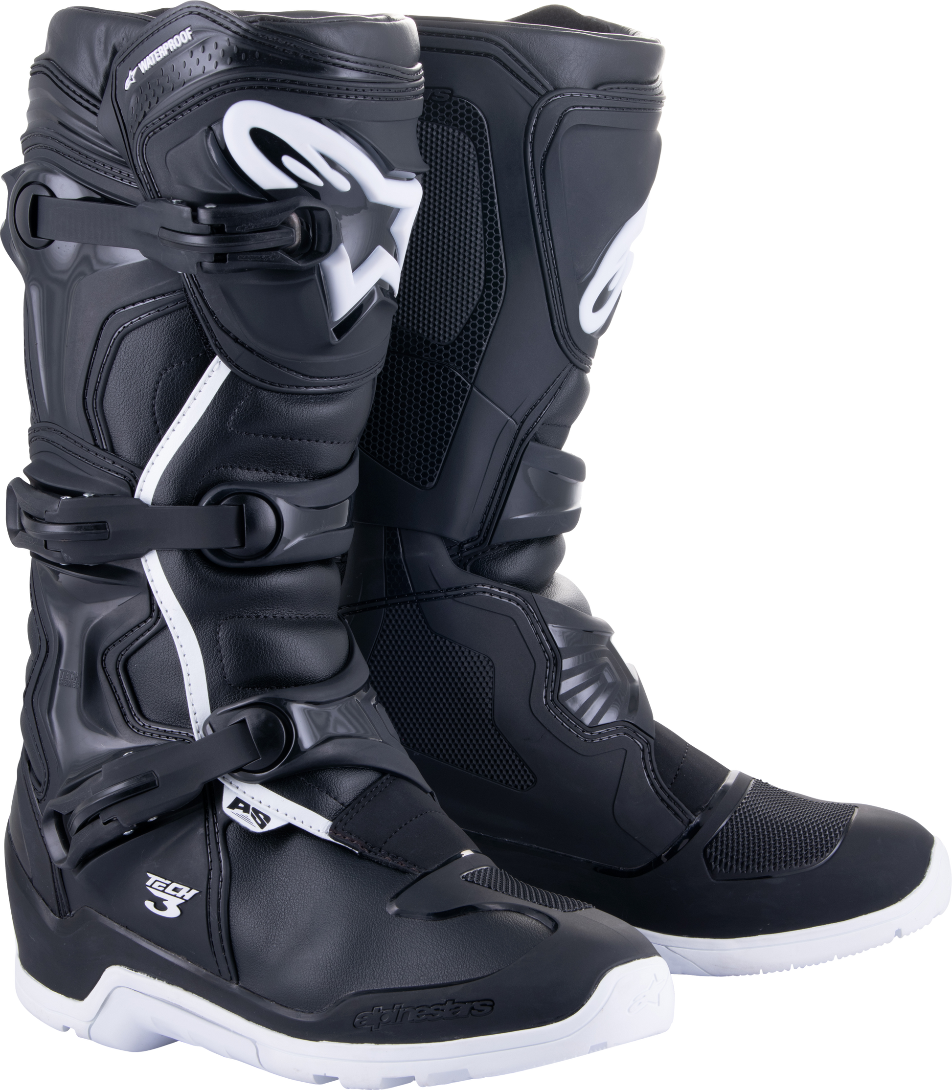 Tech 3 Enduro Wtrprf Boots Black/White Sz 14