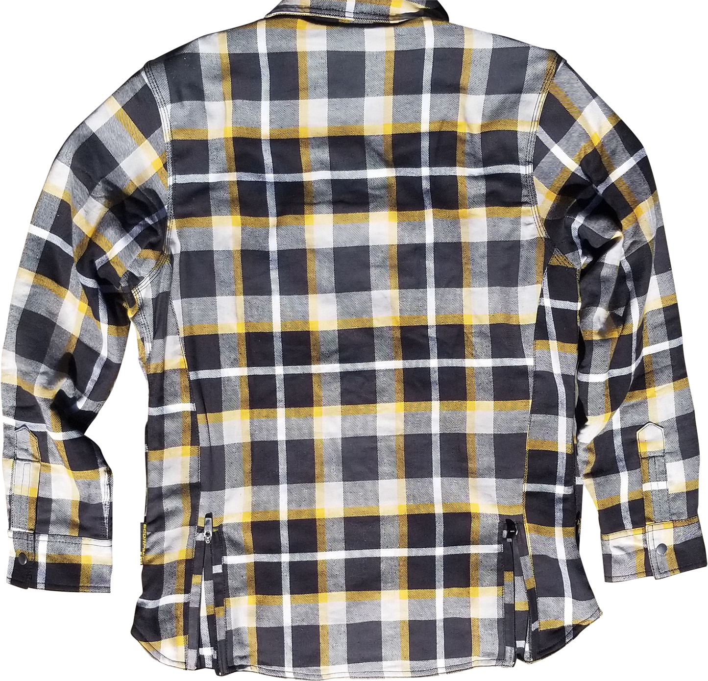 Covert Womens Flannel White/Yellow Xl