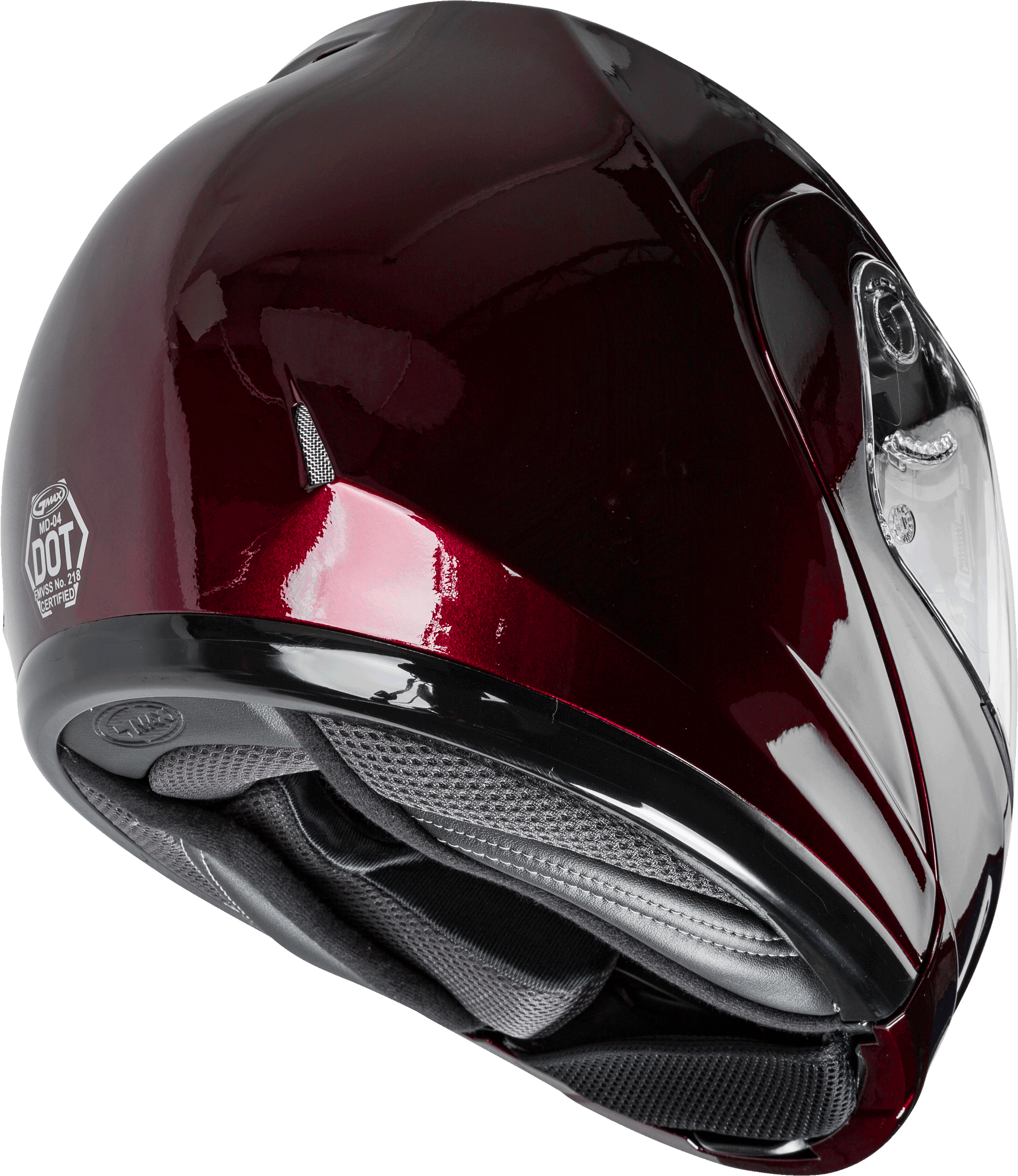 Md 04 Modular Helmet Wine Red Xl