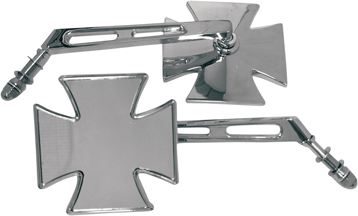 EMGO Mirror - Side View - Maltese Cross - Split Stem - Left - Bolt-On - Each 20-34862A