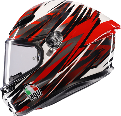 AGV K6 S Helmet - Reeval - White/Red/Gray - XL 2118395002-023-XL