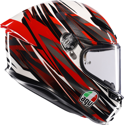 AGV K6 S Helmet - Reeval - White/Red/Gray - XL 2118395002-023-XL
