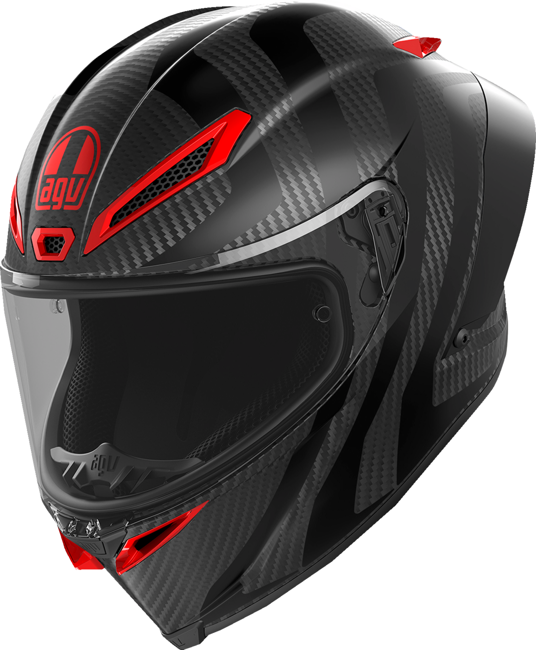AGV Pista GP RR Helmet - Intrepido - Matte Carbon/Black/Red - Small 2118356002-019-S