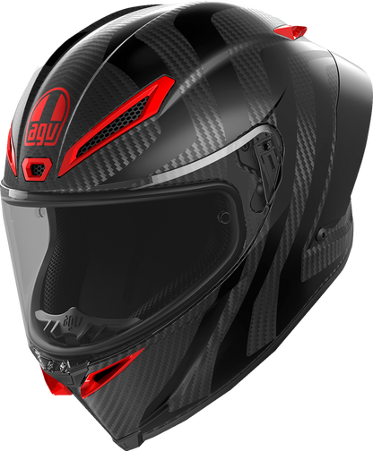 AGV Pista GP RR Helmet - Intrepido - Matte Carbon/Black/Red - Large 2118356002-019-L