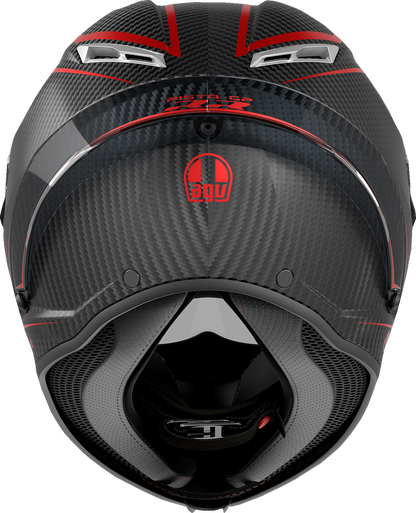 AGV Pista GP RR Helmet - Intrepido - Matte Carbon/Black/Red - Small 2118356002-019-S