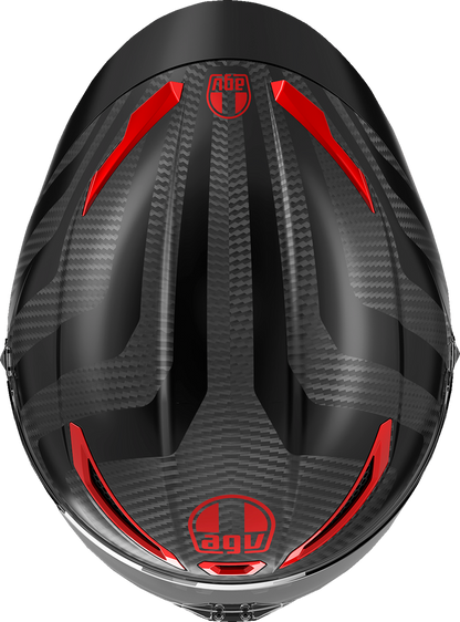 AGV Pista GP RR Helmet - Intrepido - Matte Carbon/Black/Red - Medium 2118356002-019-M