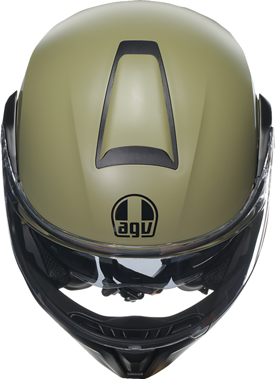 AGV Streetmodular Helmet - Mono - Matte Pastello Green/Black - 2XL 21182960020102X