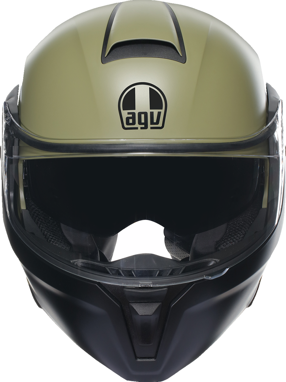 AGV Streetmodular Helmet - Mono - Matte Pastello Green/Black - 2XL 21182960020102X