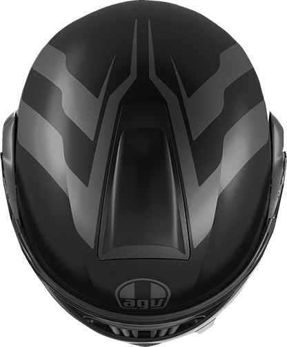 AGV Streetmodular Helmet - Resia - Matte Black/Gray - 2XL 21182960020052X