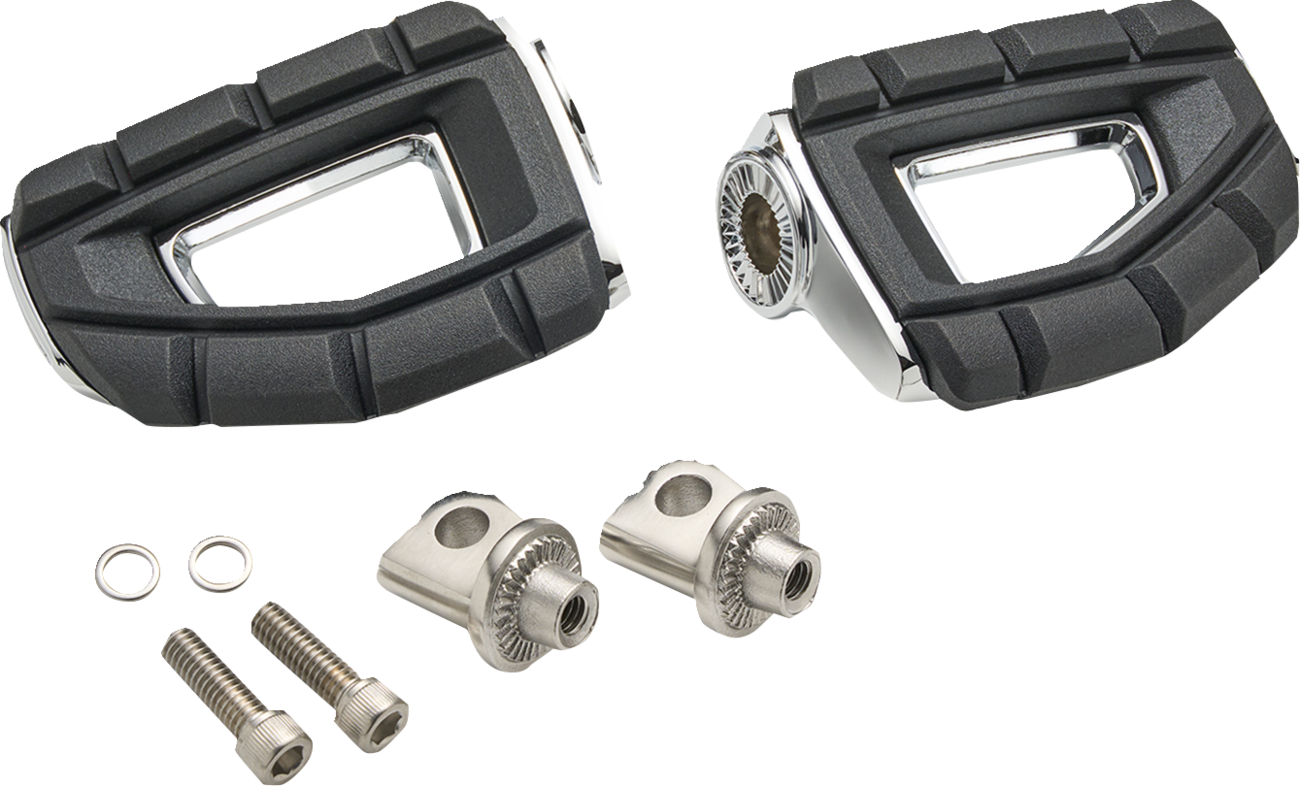 CIRO Chicane™ Foot Rests - Chrome 61600