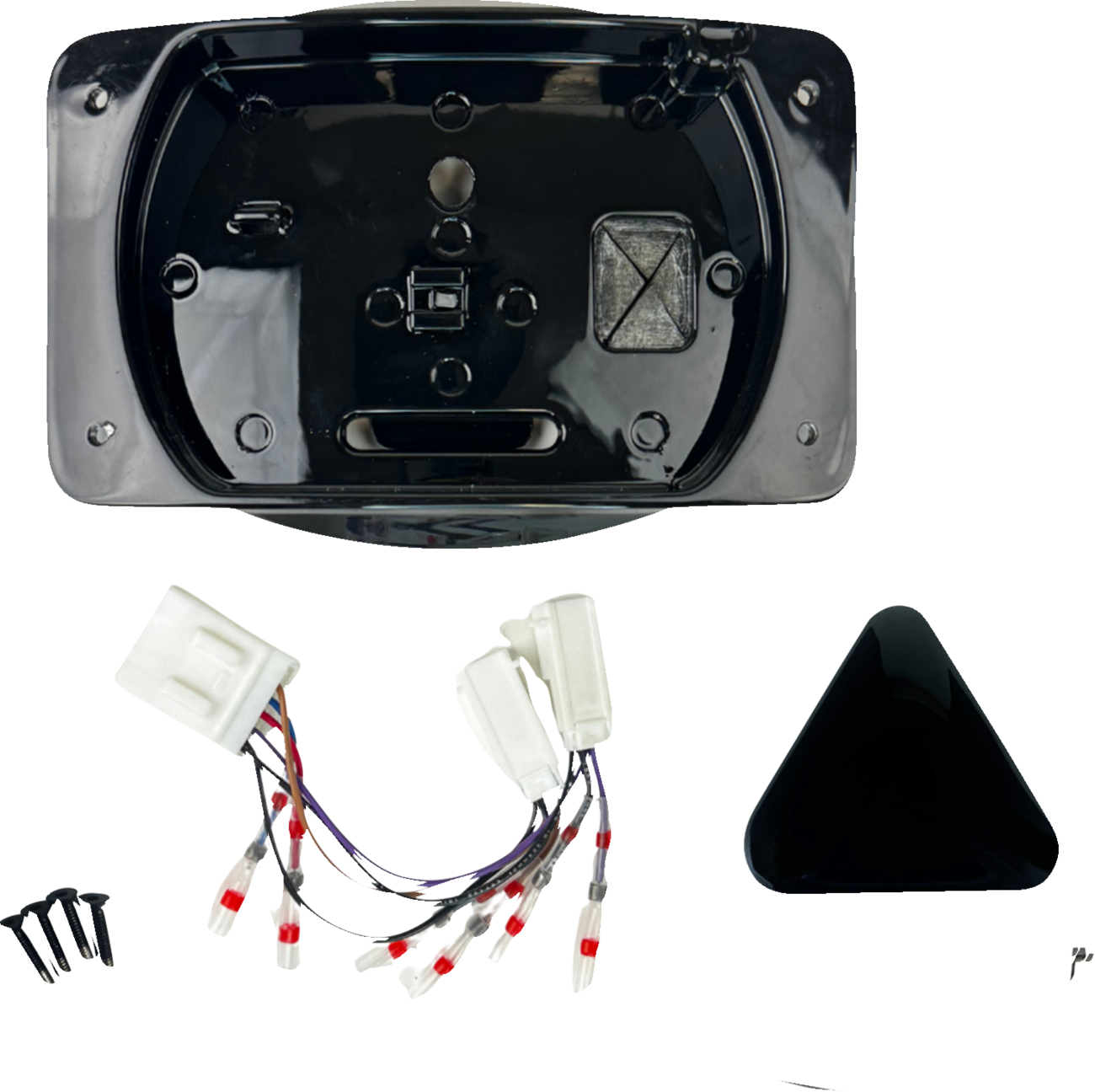 CUSTOM DYNAMICS Taillight Eliminator/License Plate Mount - Black CD-ELIM-TL-B