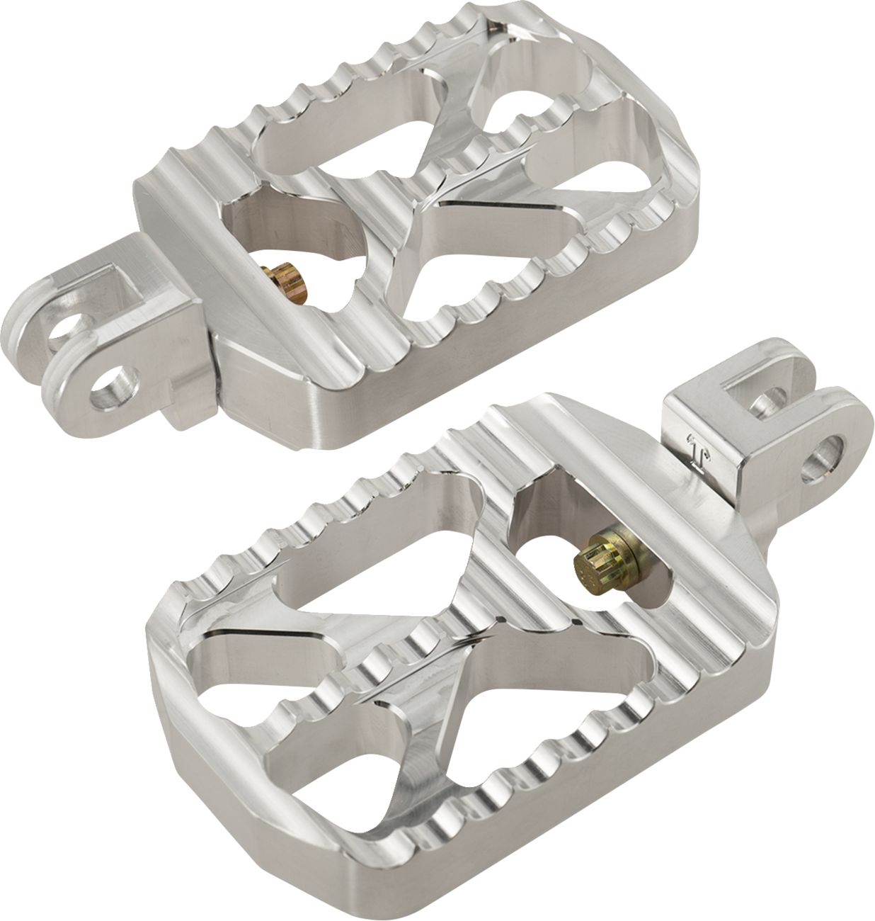 JOKER MACHINE Bear Claw Foot Pegs - Silver - Triumph 08-646-4