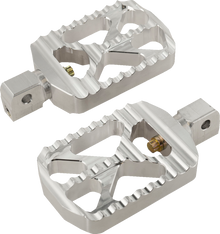 JOKER MACHINE Bear Claw Foot Pegs - Silver - Indian 08-646-8