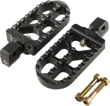 JOKER MACHINE Serrated Foot Pegs - Black - Long 08-56-8B
