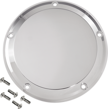 JOKER MACHINE Derby Cover - 5 Hole - Smooth - Chrome - M8 Softail 06-966-3